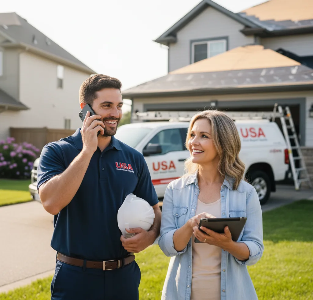 USA Roof Repair Experts customer support in Owatonna